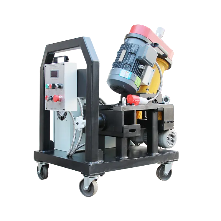 Máquina biseladora de extremos de tubos
