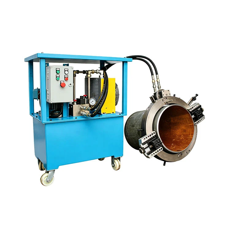 Máquina de corte y biselado con abrazadera externa accionada hidráulicamente de 7,5 kW