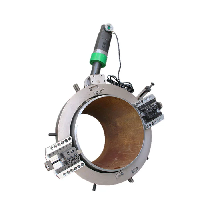 Máquina biseladora y cortadora de abrazadera externa eléctrica