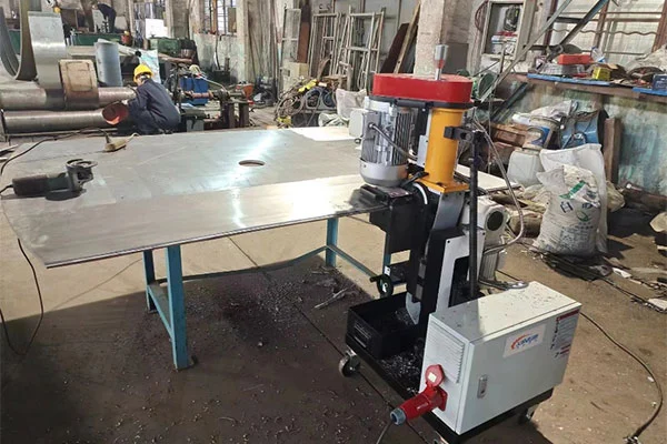 Edge Milling Machine for Steel Plate On-site Application
