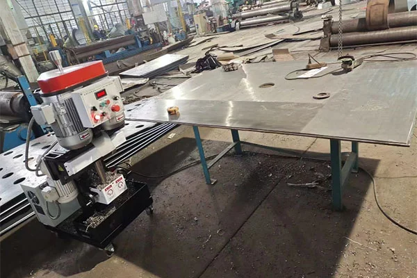Edge Milling Machine for Steel Plate On-site Application