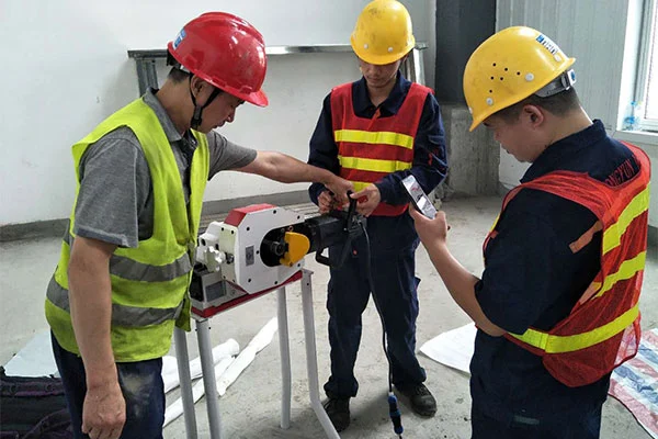 Lightweight Planetary Pipe Cutting Machine Application