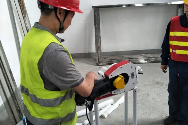 Lightweight Planetary Pipe Cutting Machine Application