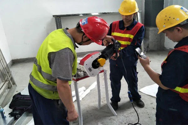Lightweight Planetary Pipe Cutting Machine Application