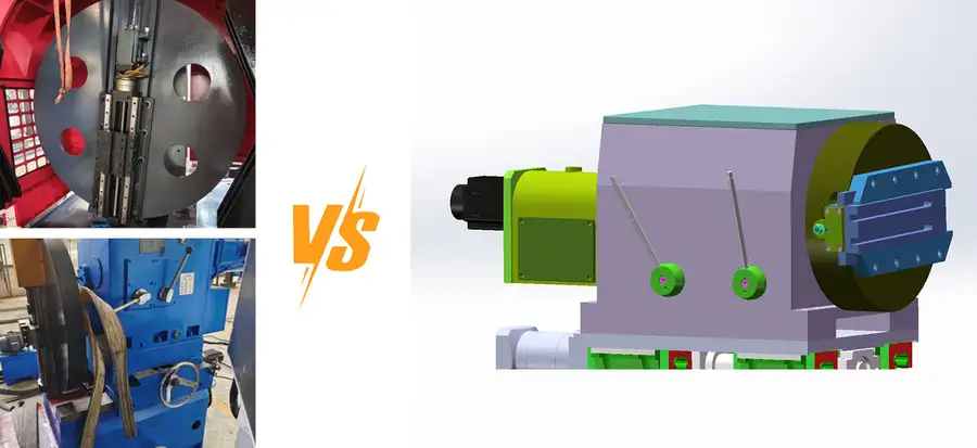 CNC beveling machine pipe