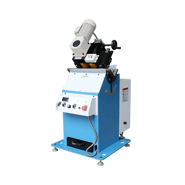 Máquina biseladora de bordes de placas de acero